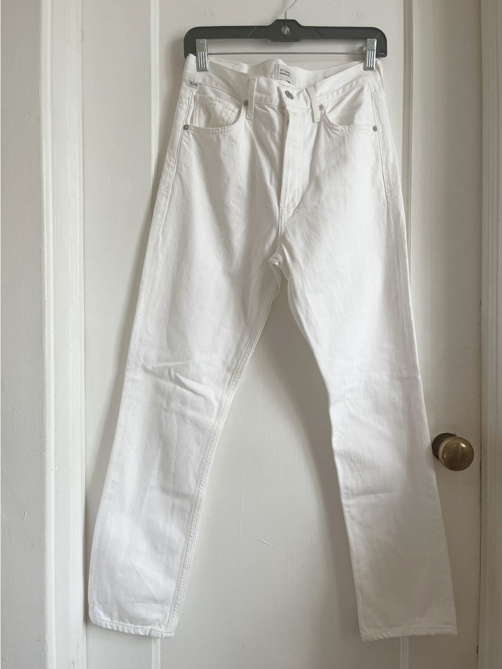 Citizens Of Humanity Soft White Charlotte Straight Jeans